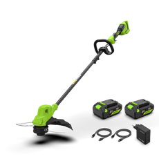 POWERALL 48V (24V x 2) Rasentrimmer 38cm - 2x 4Ah Akkus
