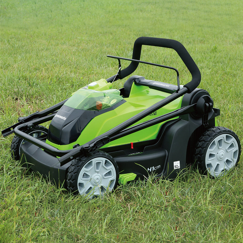 40V Rasenmäher 41cm + Rasentrimmer 30cm Set