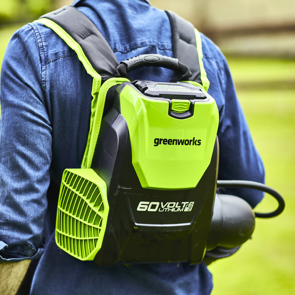 60V Rucksack-Laubbläser - 4Ah Akku