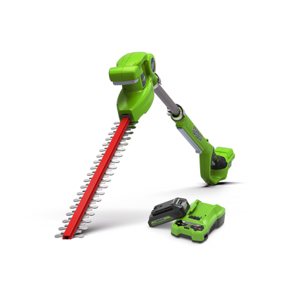 POWERALL 24V Stab-Heckenschere 51cm - 2Ah Akku