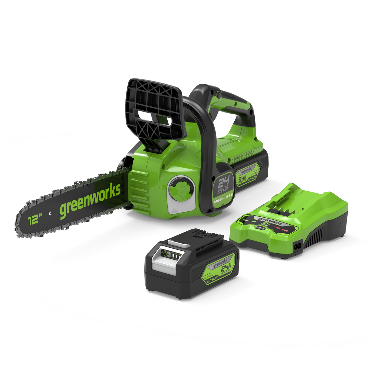 POWERALL 24V Kettensäge 30cm - 4Ah Akku