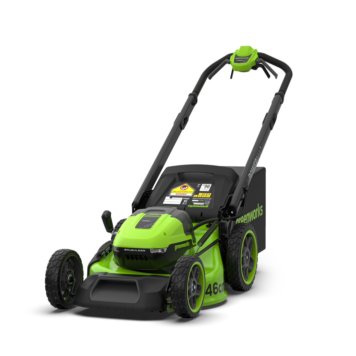 POWERALL 48V (24V x 2) Rasenmäher 46cm mit Radantrieb Gen. II - Ohne Akku