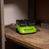 POWERALL 24V Dual-Slot-Ladegerät 8A