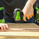 POWERALL 24V Schlagschrauber + Schlagbohrer Set