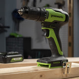POWERALL 24V Akkuschrauber + Tackerpistole Set