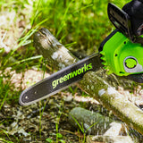 POWERALL 48V (24V x 2) Kettensäge 36cm - 2x 4Ah Akkus