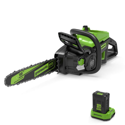 60V Kettensäge 40cm - 4Ah Akku