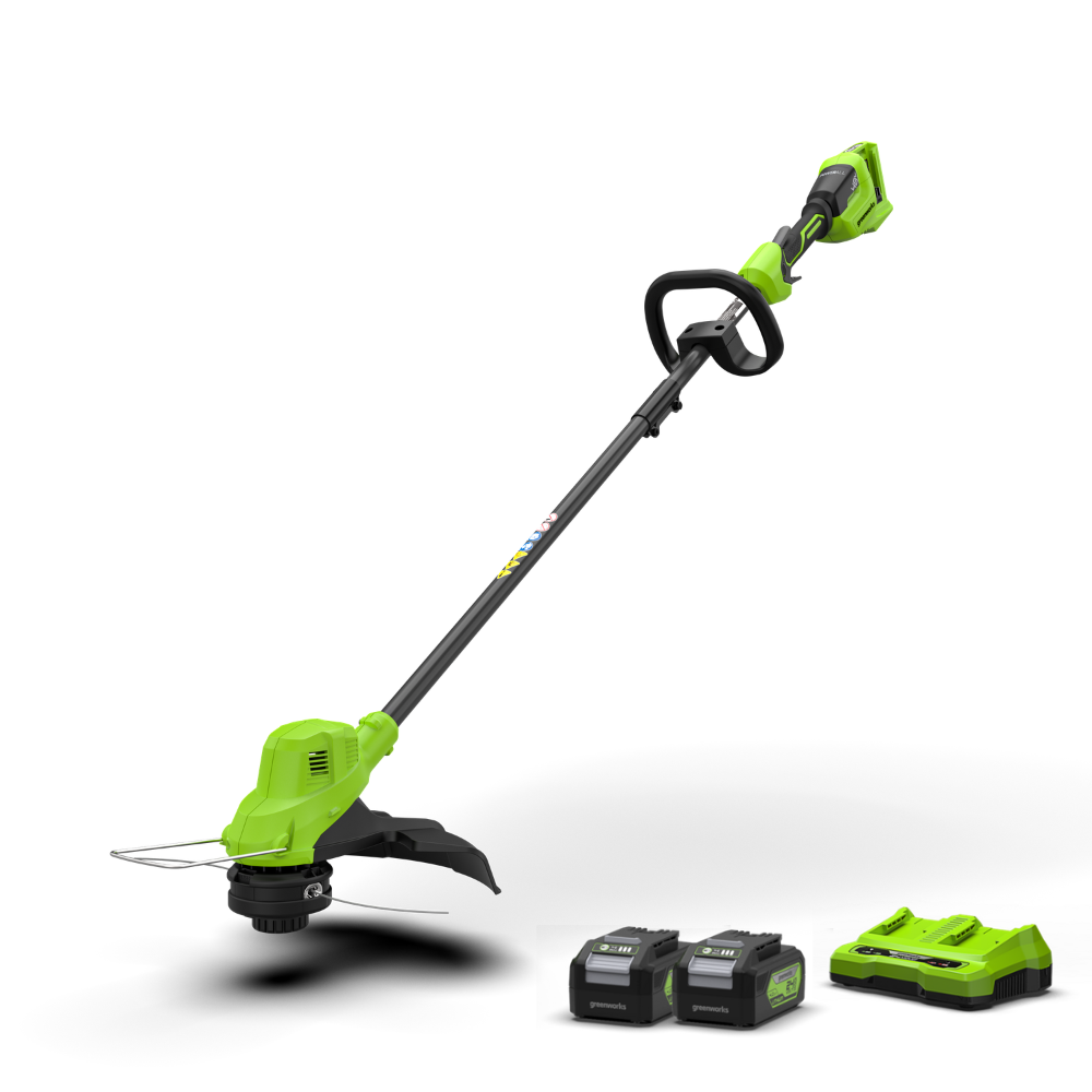 POWERALL 48V (24V x 2) Rasentrimmer 38cm - 2x 4Ah Akkus