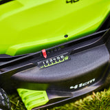 40V Rasenmäher 41cm + Rasentrimmer 30cm Set
