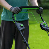 POWERALL 48V (24V x 2) Rasenmäher 46cm mit Radantrieb - 2x 4Ah Akkus