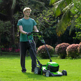 POWERALL 48V (24V x 2) Rasenmäher 46cm mit Radantrieb - Ohne Akku