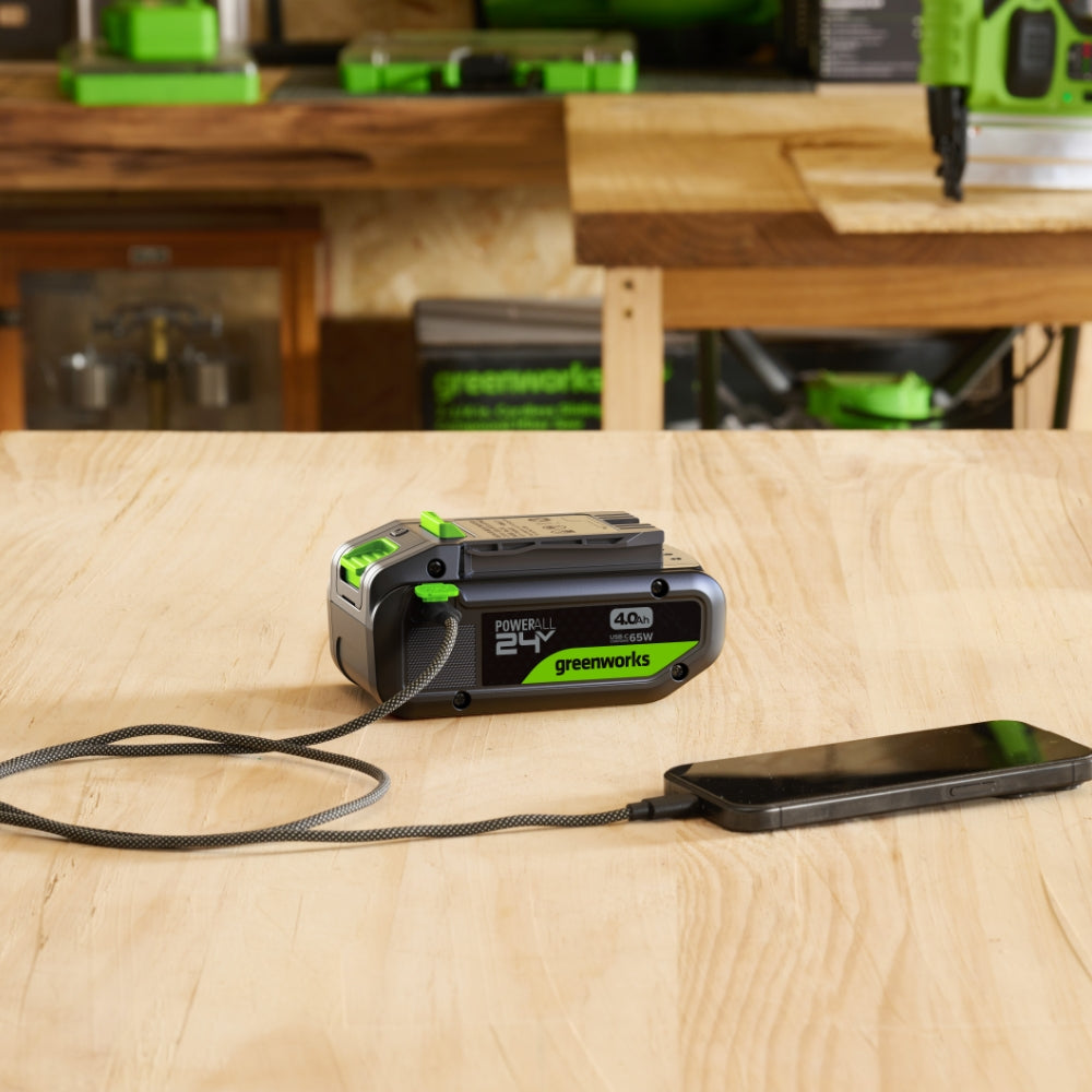 POWERALL 24V Starter Kit 2x 4Ah USB-C Akkus + 140W Ladegerät