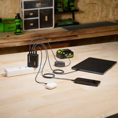 POWERALL 24V Starter Kit 2x 4Ah USB-C Akkus + 140W Ladegerät