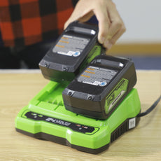POWERALL 24V Dual-Slot-Ladegerät 4A