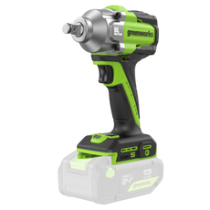 Greenworks cordless drill on a white background