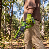 POWERALL 24V Mini-Kettensäge 15cm Gen. II mit Verlängerungsstab - 2Ah Akku