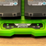POWERALL 24V Starter Kit 2x 2Ah Akkus + Doppelladegerät