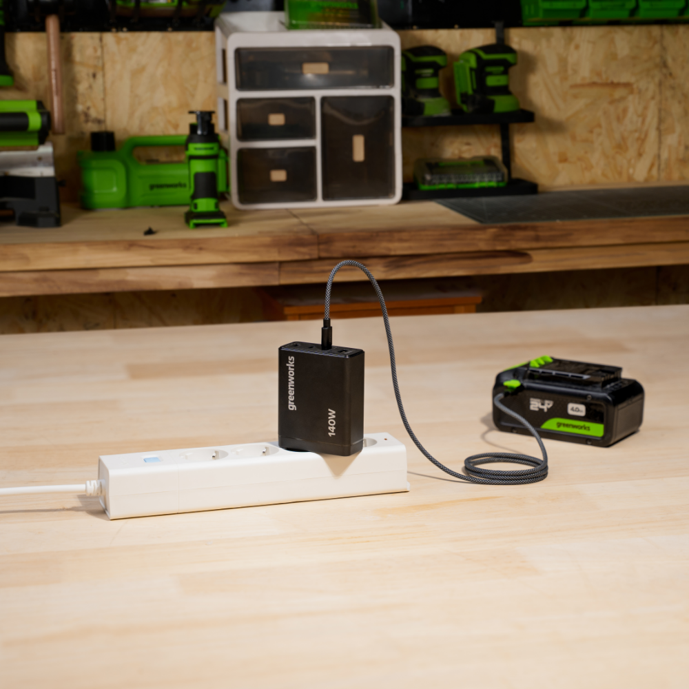 POWERALL 24V Starter Kit 2x 4Ah USB-C Akkus + 140W Ladegerät