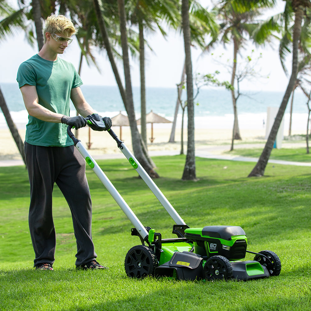 60V Rasenmäher 51cm mit Radantrieb - 4Ah Akku