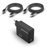 POWERALL 24V 140W USB-C Ladegerät + 2x 140W USB-C Kabel