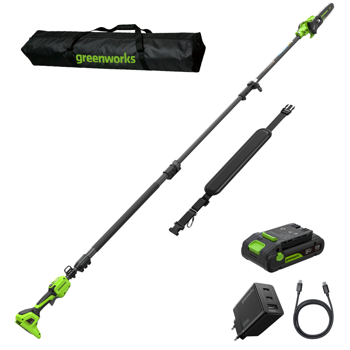 POWERALL 24V Teleskop-Hochentaster 20cm - 3Ah Akku