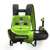 POWERALL 48V (24V x 2) Rucksack-Laubbläser 297 km/h - Ohne Akku