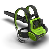 POWERALL 48V (24V x 2) Rucksack-Laubbläser 297 km/h - Ohne Akku