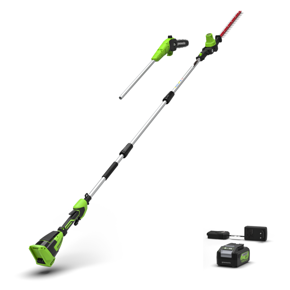 POWERALL 24V Hochentaster & Stab-Heckenschere Gen. II - 4Ah Akku