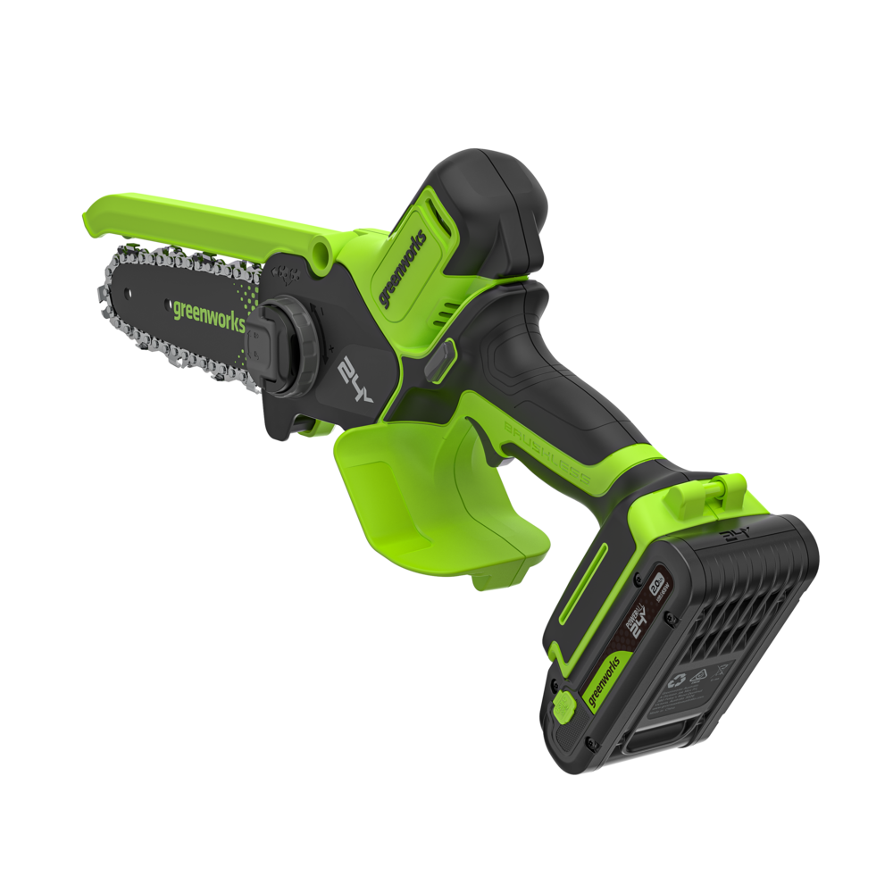 POWERALL 24V Mini-Kettensäge 15cm Gen. II - 2Ah Akku