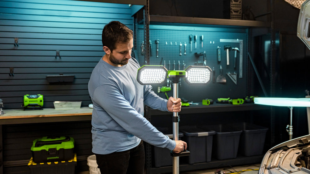 POWERALL 24V Stativ-Arbeitsleuchte