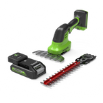 POWERALL 24V Gras- und Strauchschere 2-in-1 - 2Ah Akku