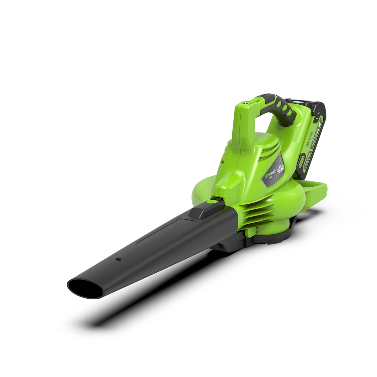 40V Laubbläser / Laubsauger 280 km/h - 2x 2Ah Akkus