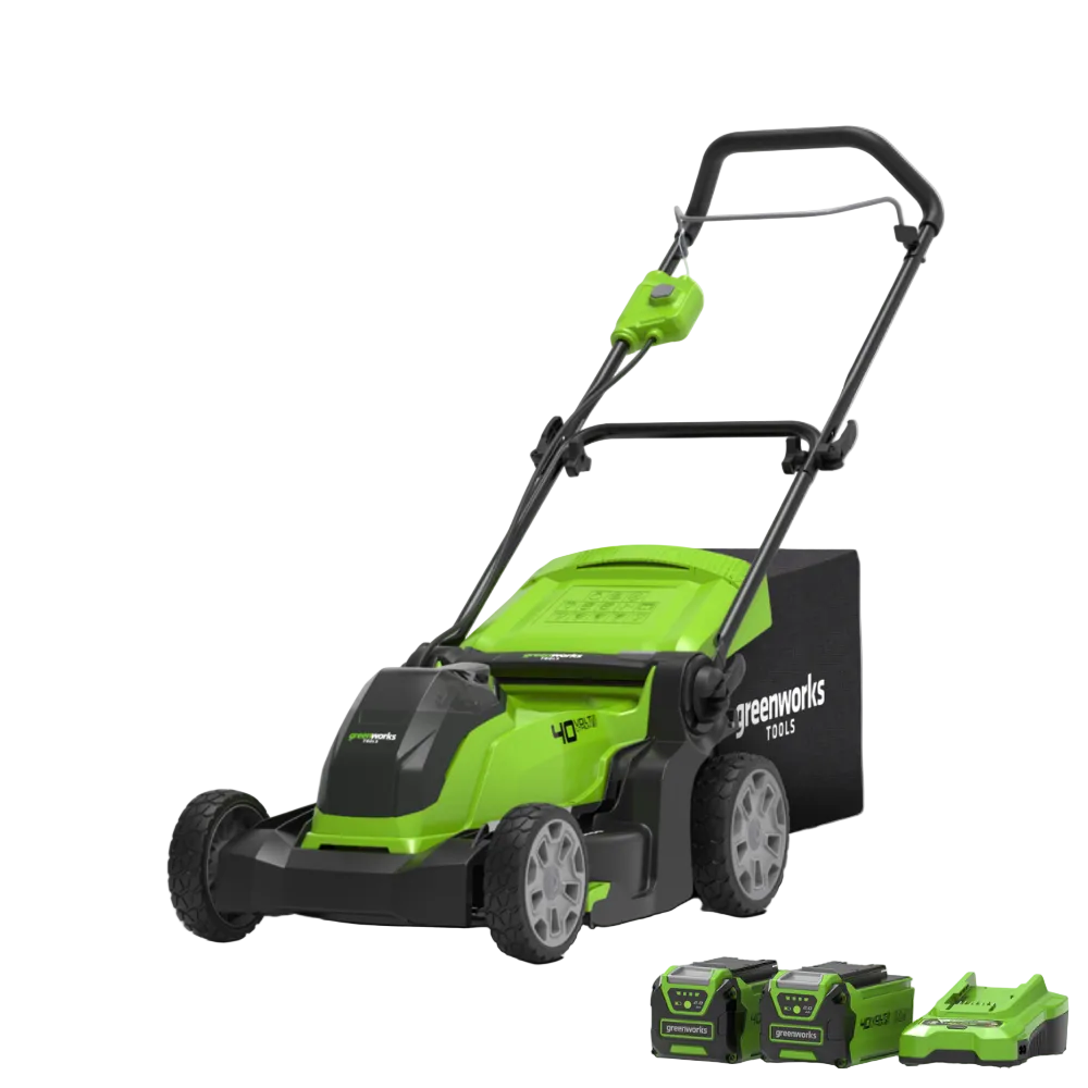 40V Rasenmäher 41cm - 2x 2Ah Akkus