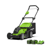 40V Rasenmäher 41cm - 2x 2Ah Akkus