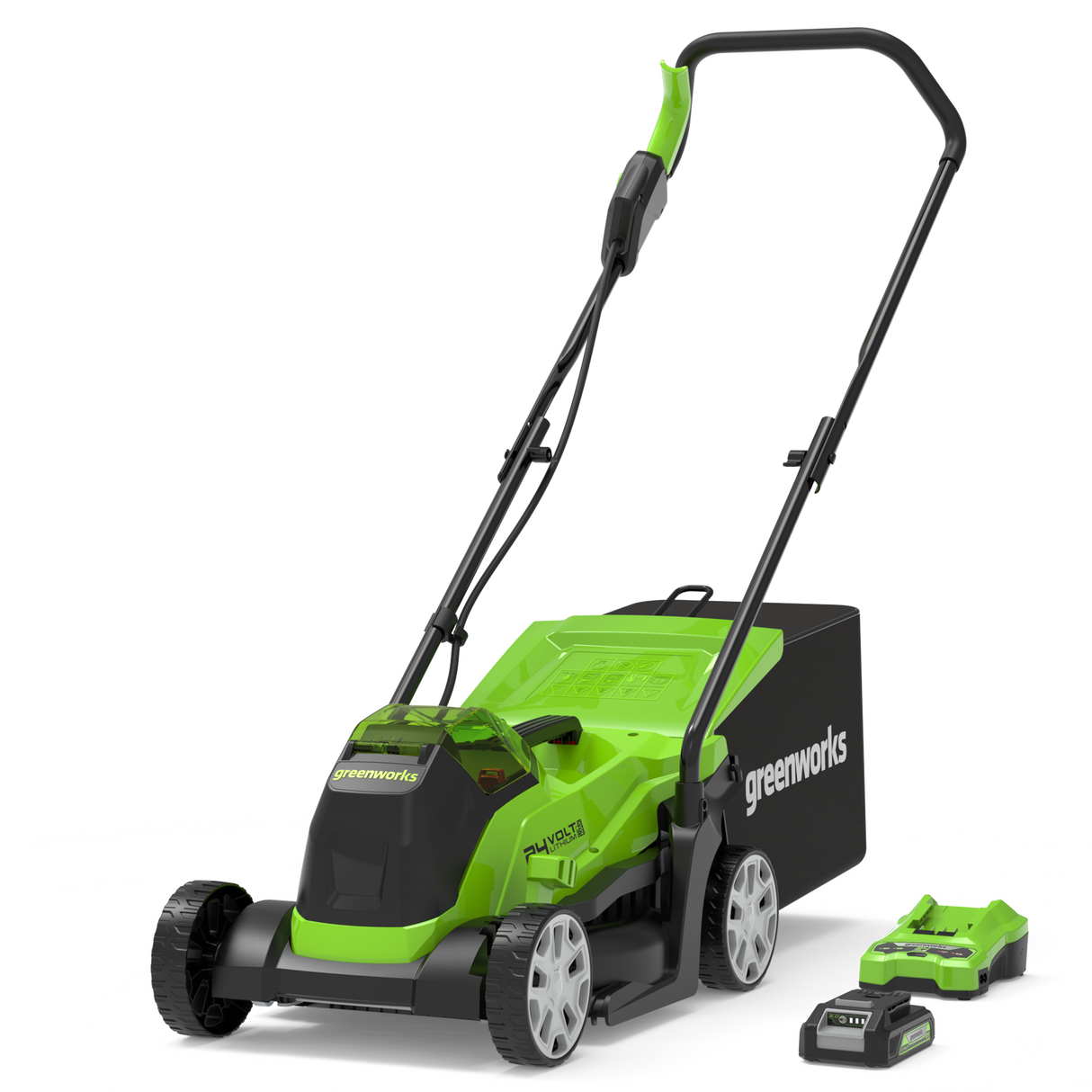 POWERALL 24V Rasenmäher 33cm - 2Ah Akku
