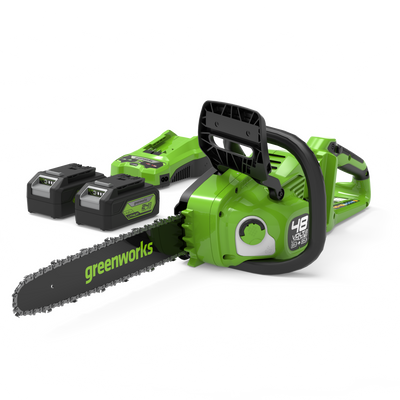 POWERALL 48V (24V x 2) Kettensäge 36cm - 2x 4Ah Akkus