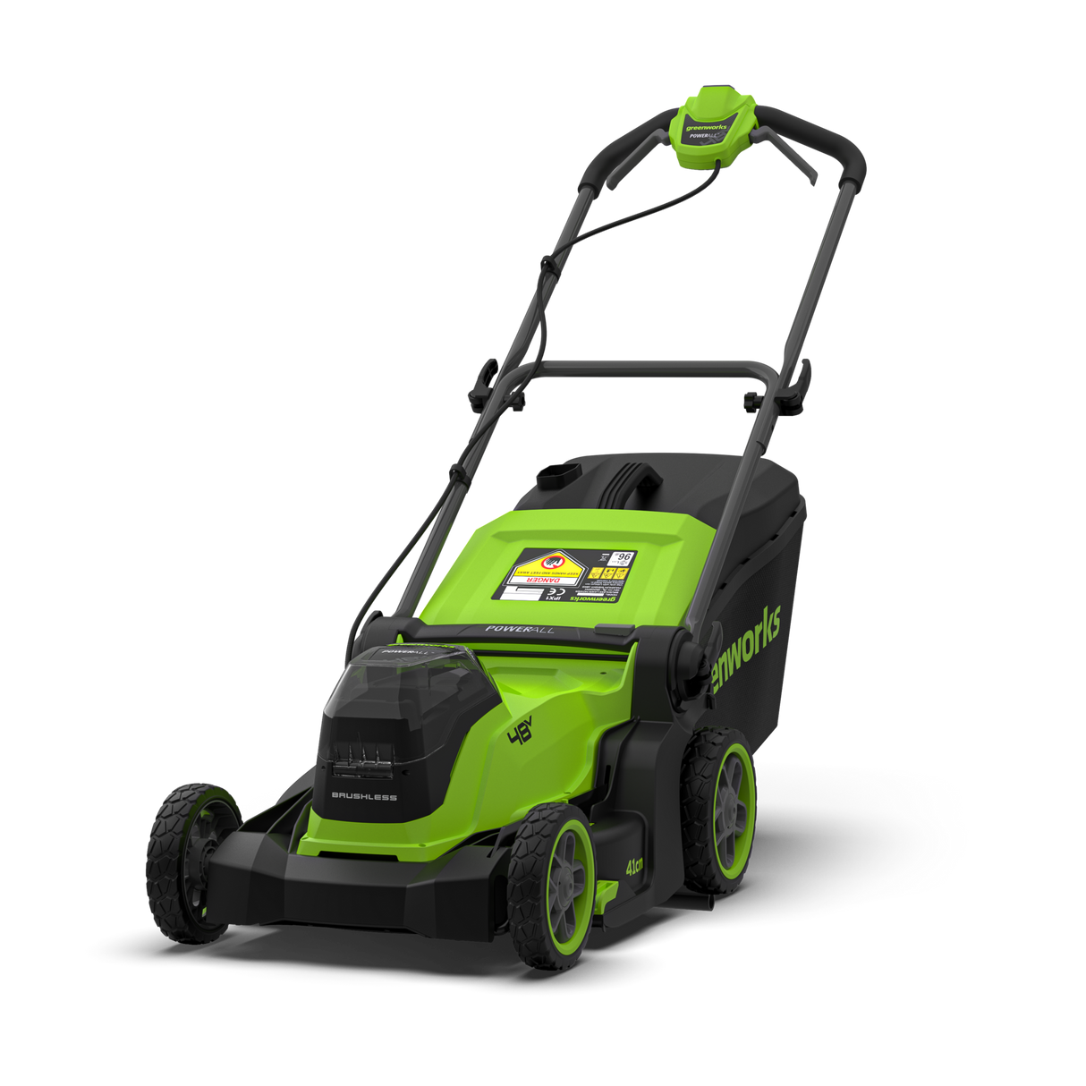 POWERALL 48V (24V x 2) Rasenmäher 41cm - Ohne Akku