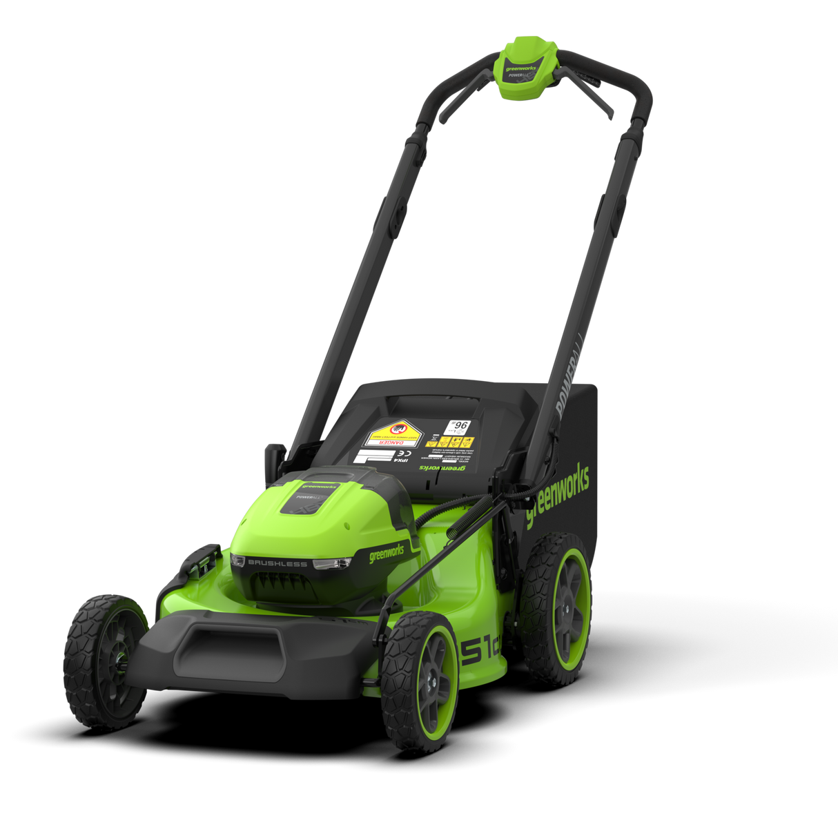 POWERALL 48V (24V x 2) Rasenmäher 51cm mit Radantrieb - Ohne Akku