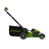 POWERALL 48V (24V x 2) Rasenmäher 51cm mit Radantrieb - 2x 6Ah Akkus