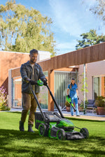 POWERALL 48V (24V x 2) Rasenmäher 46cm mit Radantrieb Gen. II - 2x 4Ah Akkus