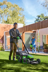 POWERALL 48V (24V x 2) Rasenmäher 46cm mit Radantrieb Gen. II - 2x 4Ah Akkus