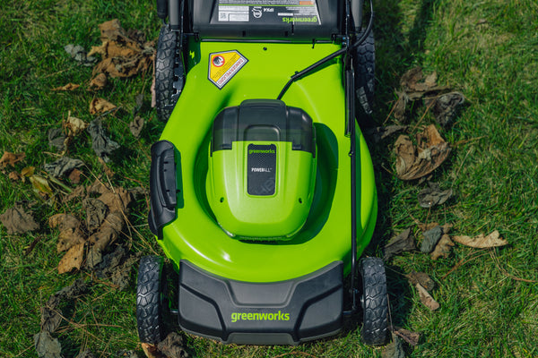 POWERALL 48V (24V x 2) Rasenmäher 46cm mit Radantrieb Gen. II - 2x 4Ah Akkus