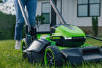 POWERALL 48V (24V x 2) Rasenmäher 46cm mit Radantrieb Gen. II - 2x 4Ah Akkus