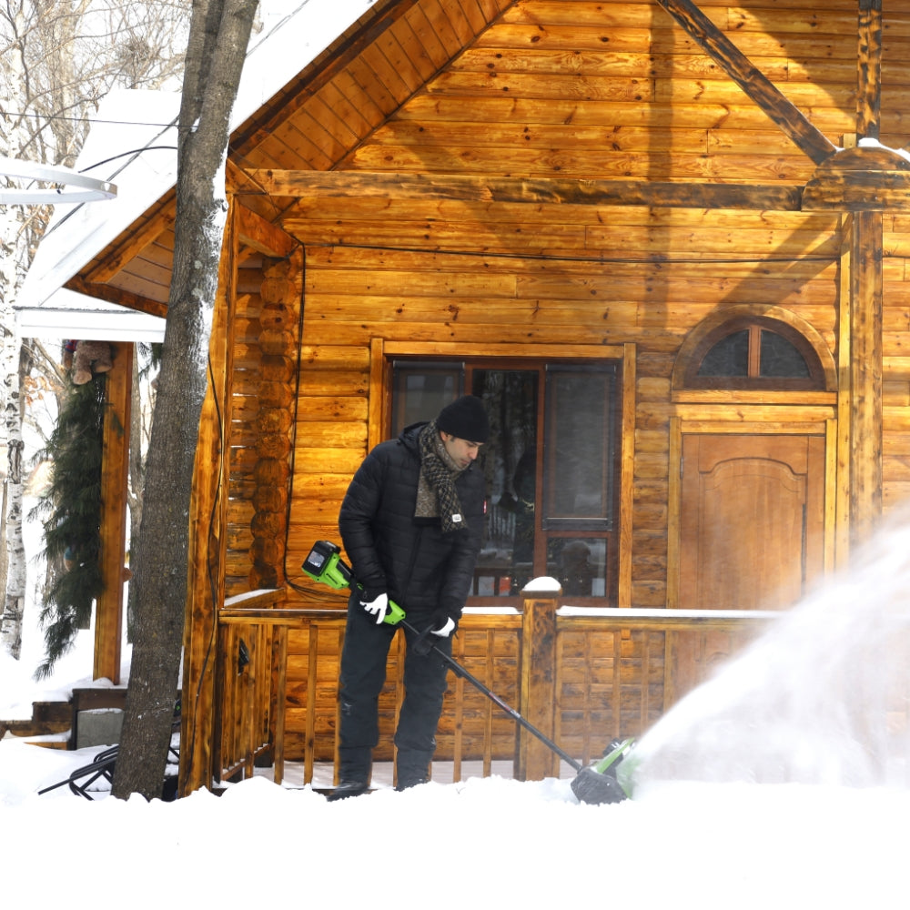 POWERALL 48V (24V x 2) Schneefräse – 2x 4Ah Akku