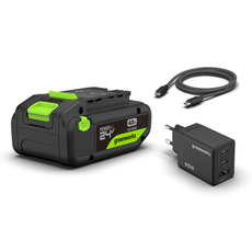 POWERALL 24V Starter Kit 4Ah USB-C Akku + 65W Ladegerät