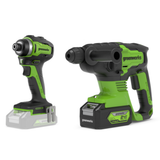 POWERALL 24V Schlagschrauber + Schlagbohrer Set